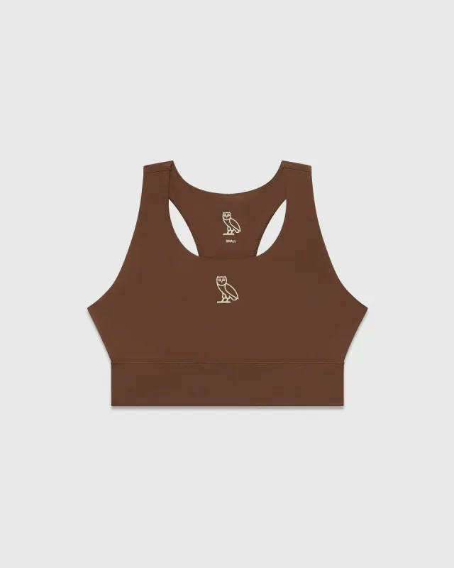 WOMENS ACTIVE BRA TOP - BROWN sold by OVO
