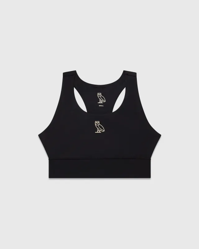 WOMENS ACTIVE BRA TOP - BLACK sold by OVO