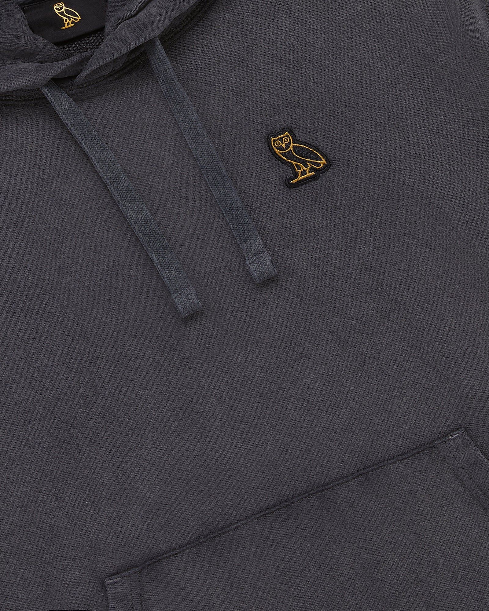 WOMENS HOODIE - GARMENT DYED BLACK sold by OVO product image thumbnail 3