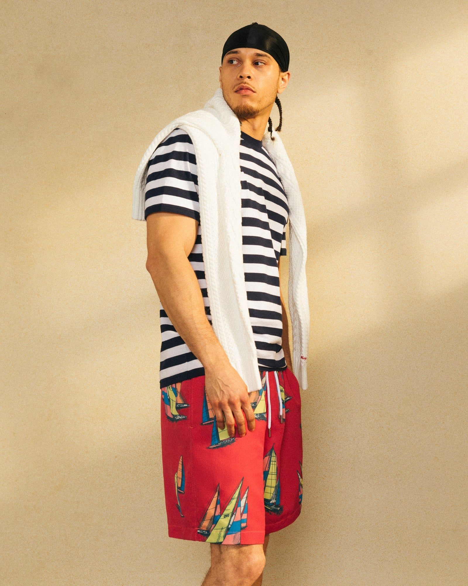 Nautical Stripe T-Shirt - Navy/White sold by OVO product image thumbnail 2