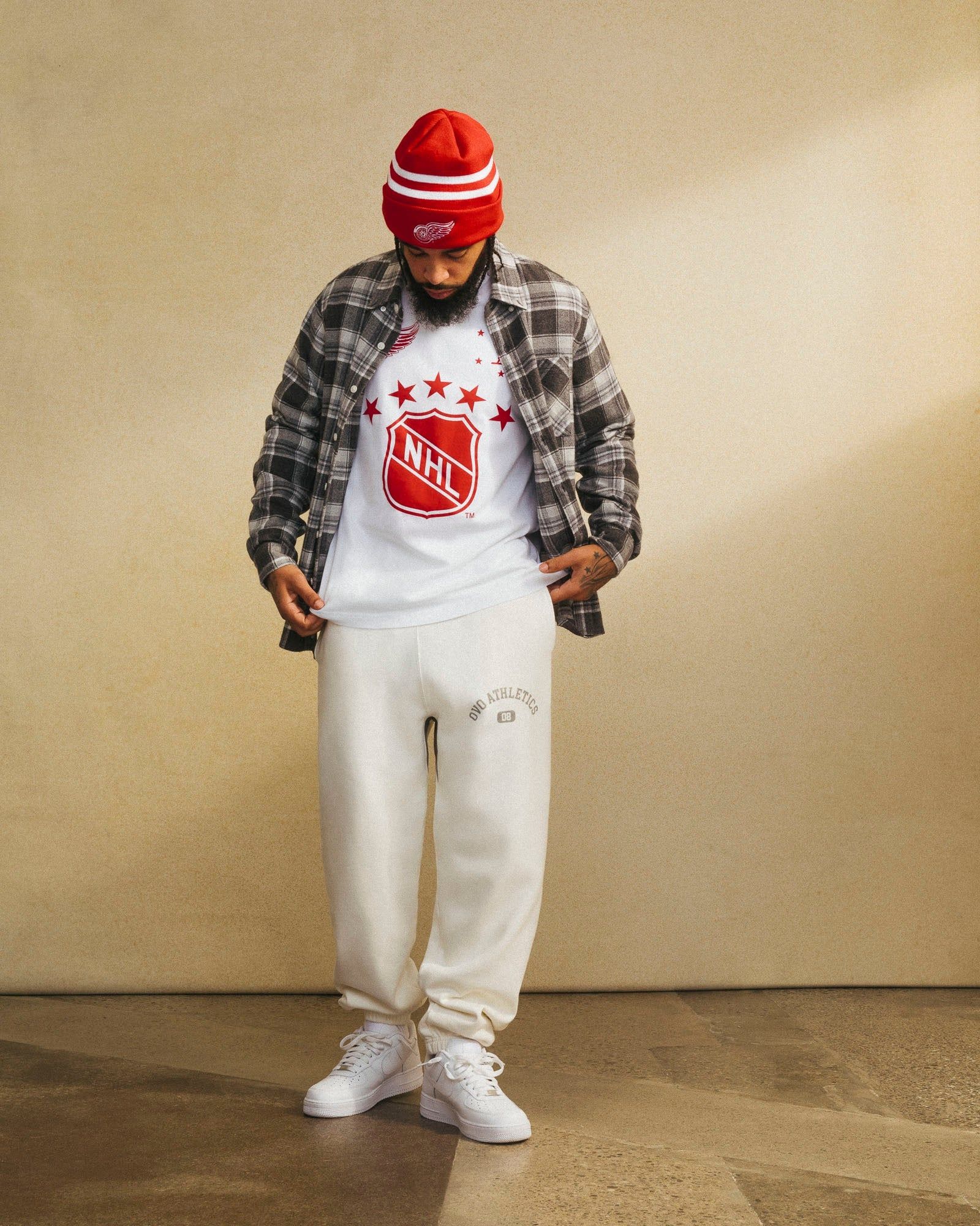 Detroit Red Wings Longsleeve T-Shirt - Detroit White/Red sold by OVO product image thumbnail 2