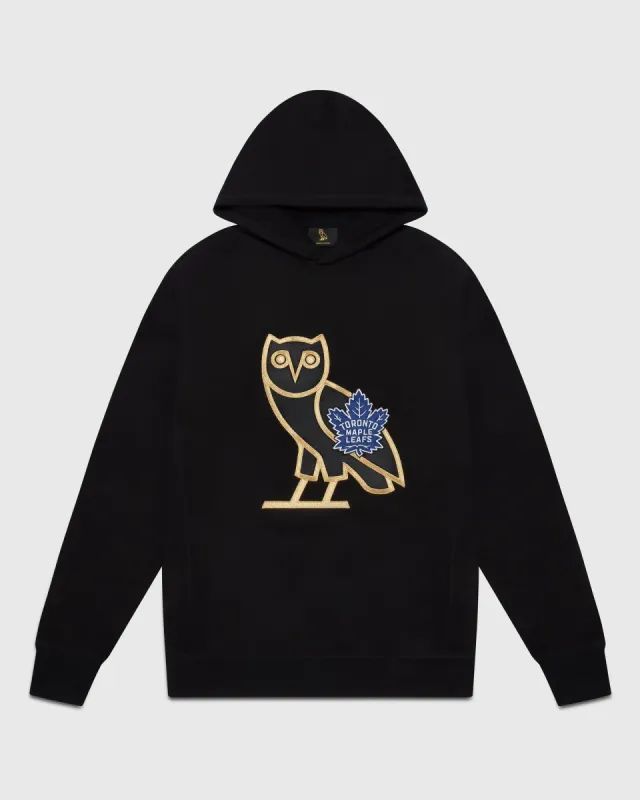 OVO® / TORONTO MAPLE LEAFS OG OWL HOODIE - BLACK sold by OVO