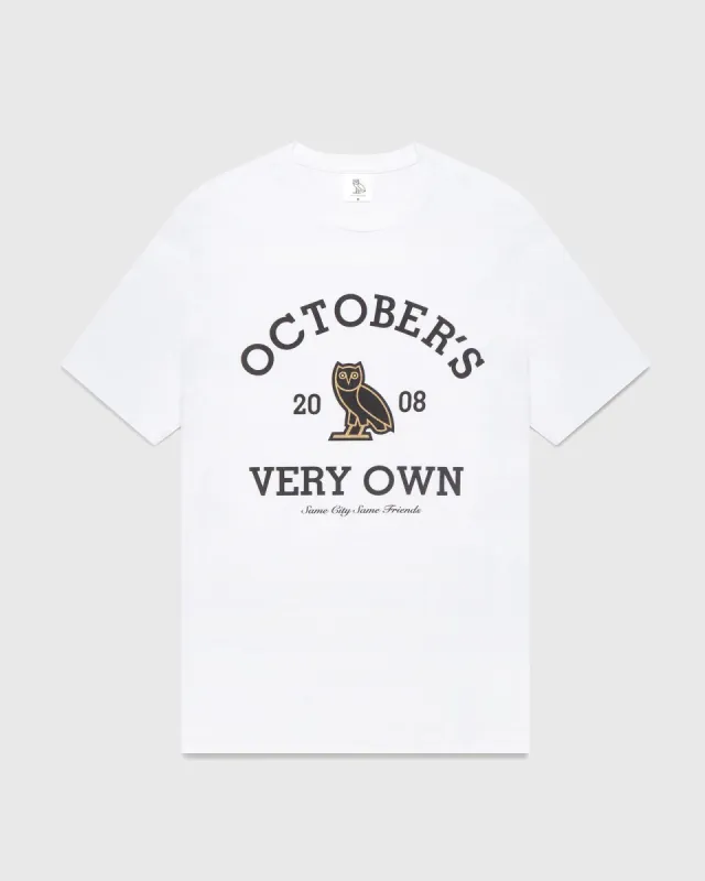 COLLEGIATE T-SHIRT - WHITE sold by OVO