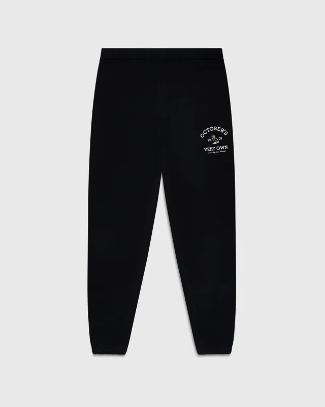 COLLEGIATE SWEATPANT - BLACK sold by OVO
