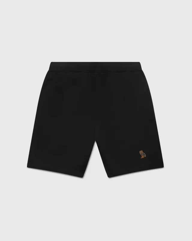 OVO® ESSENTIALS SWEATSHORT - BLACK sold by OVO