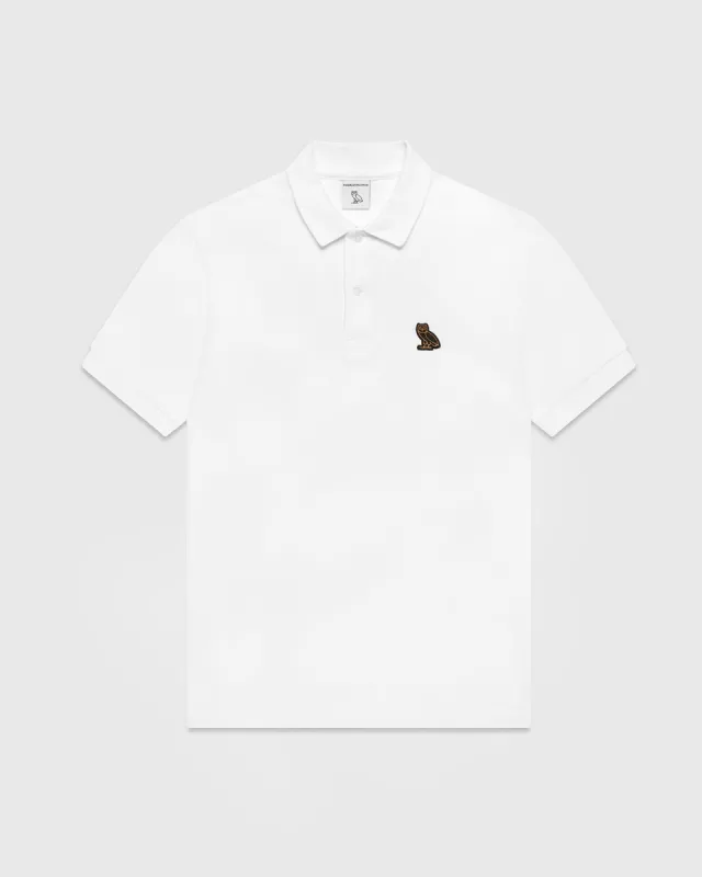 OVO® ESSENTIALS POLO - WHITE sold by OVO