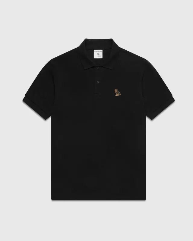 OVO® ESSENTIALS POLO - BLACK sold by OVO