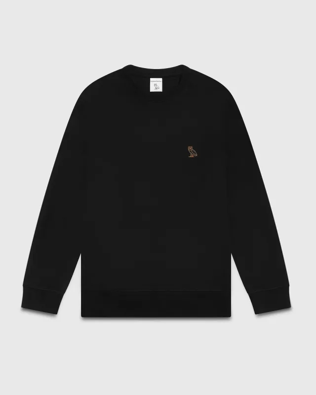 OVO® ESSENTIALS CREWNECK - BLACK sold by OVO