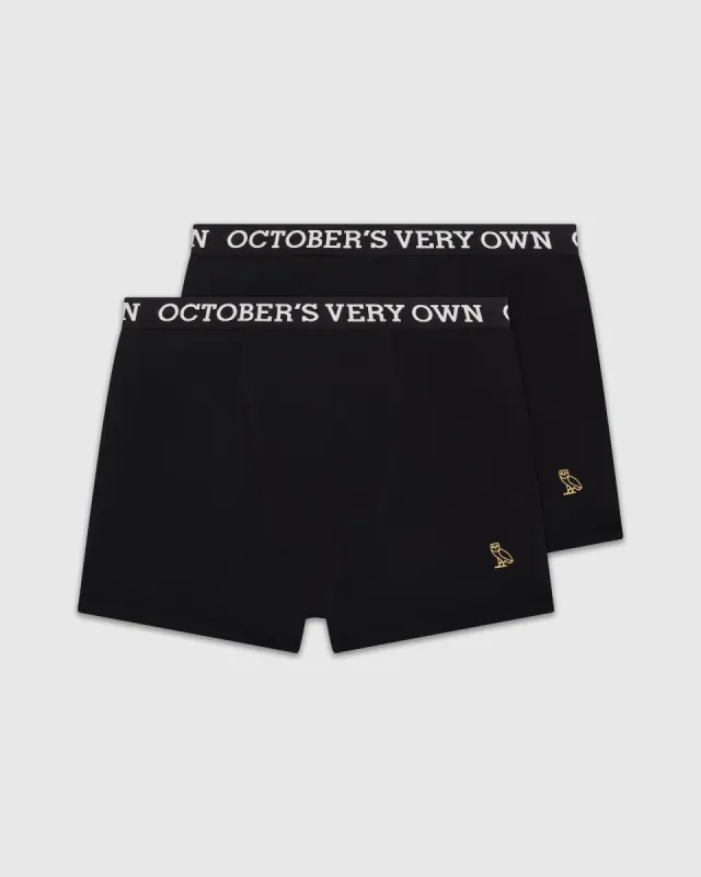 OVO BOXER BRIEFS 2-PACK - BLACK made by OVO