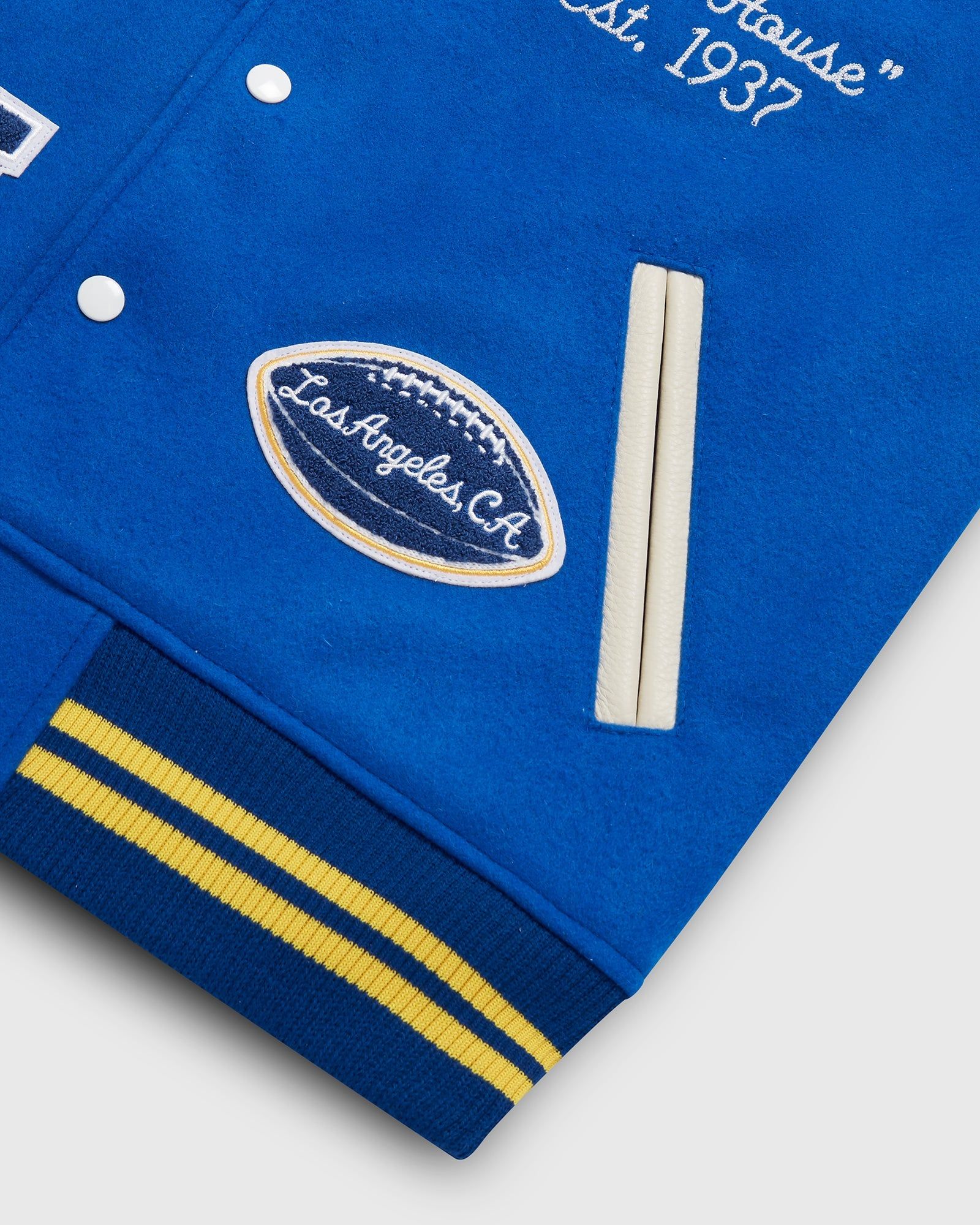 NFL LOS ANGELES RAMS VARSITY JACKET - BLUE sold by OVO product image thumbnail 4