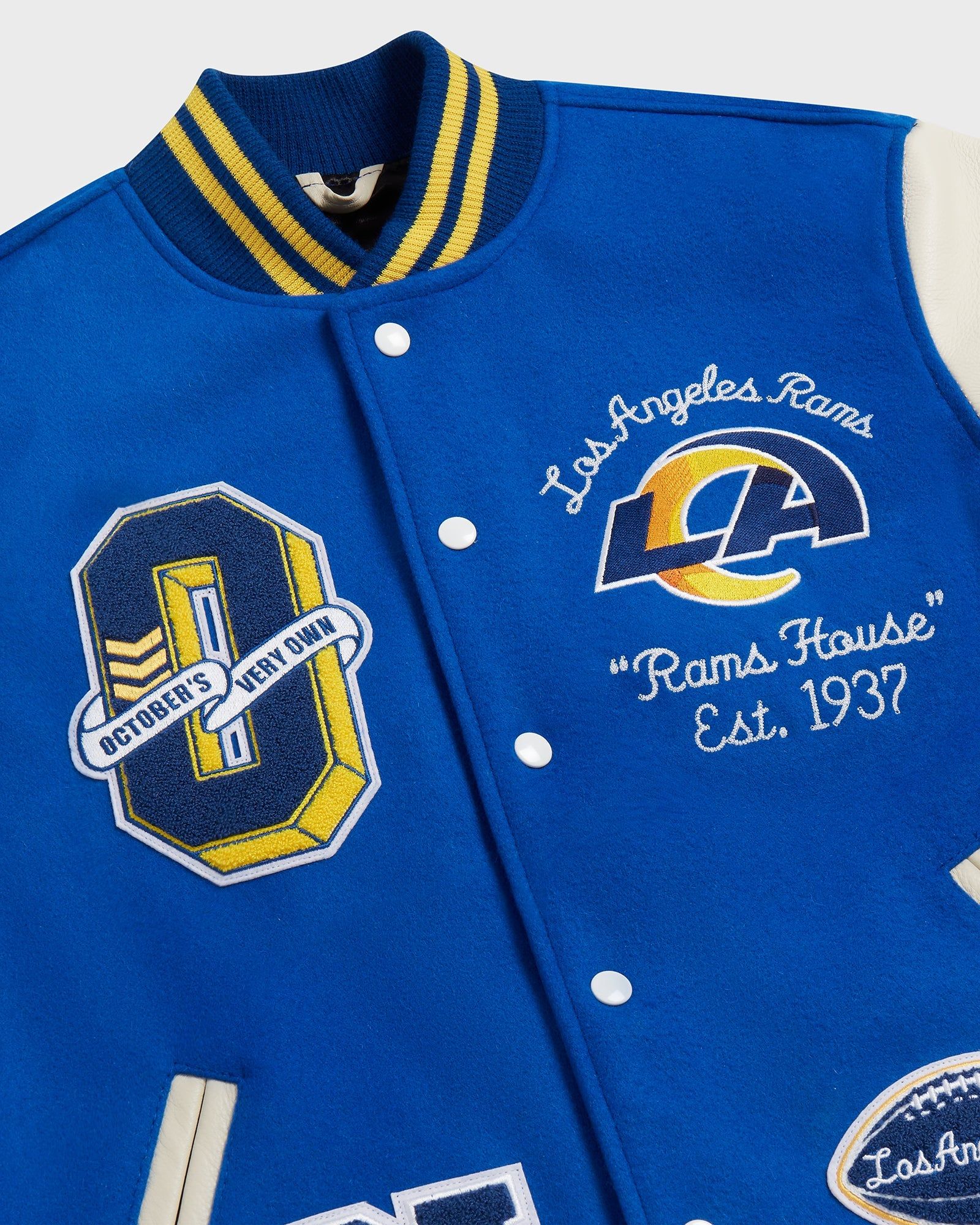 NFL LOS ANGELES RAMS VARSITY JACKET - BLUE sold by OVO product image thumbnail 3