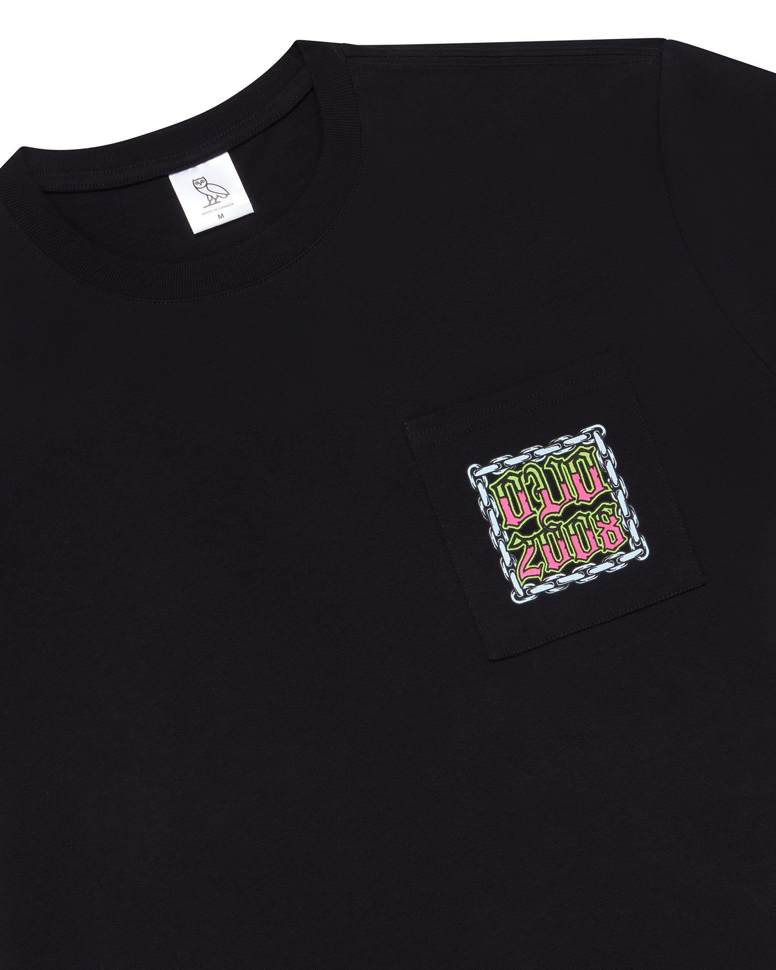 CHAIN LINK POCKET T-SHIRT - BLACK sold by OVO product image thumbnail 3