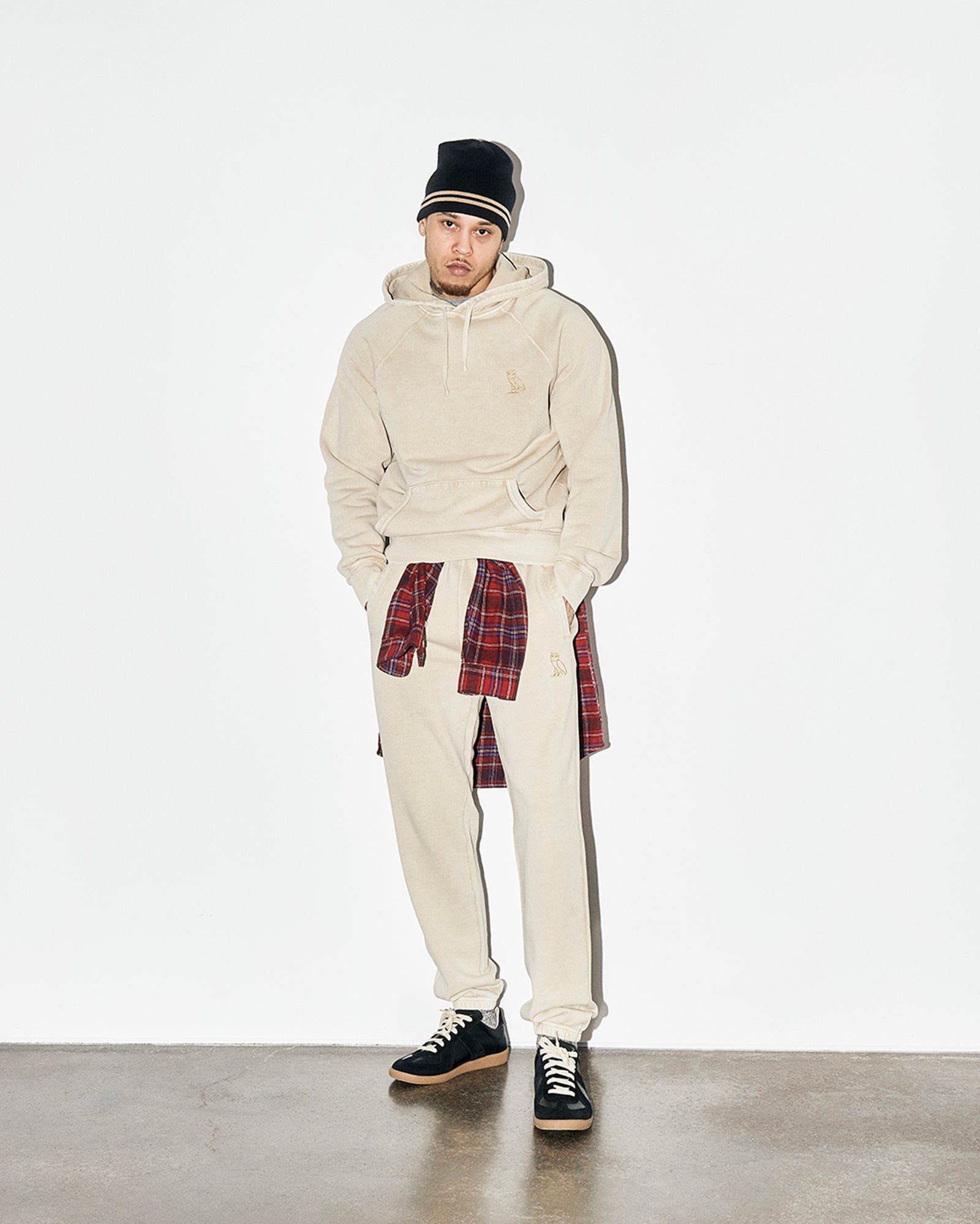 GARMENT DYE HOODIE - TAN sold by OVO product image thumbnail 2