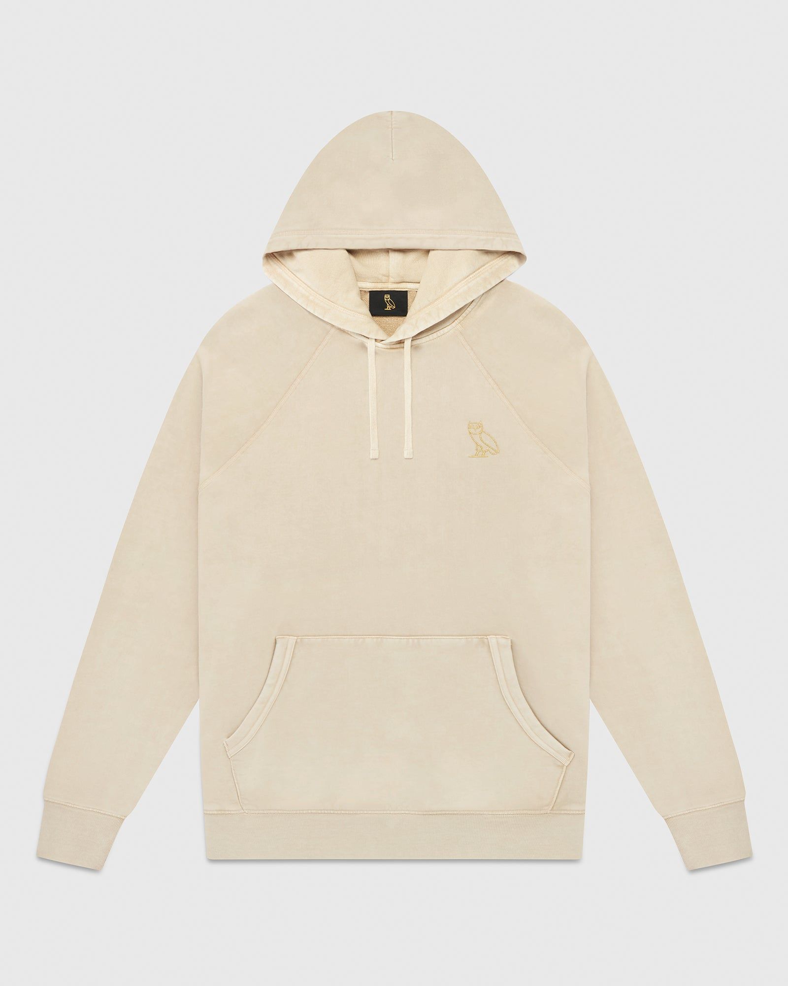 GARMENT DYE HOODIE - TAN sold by OVO