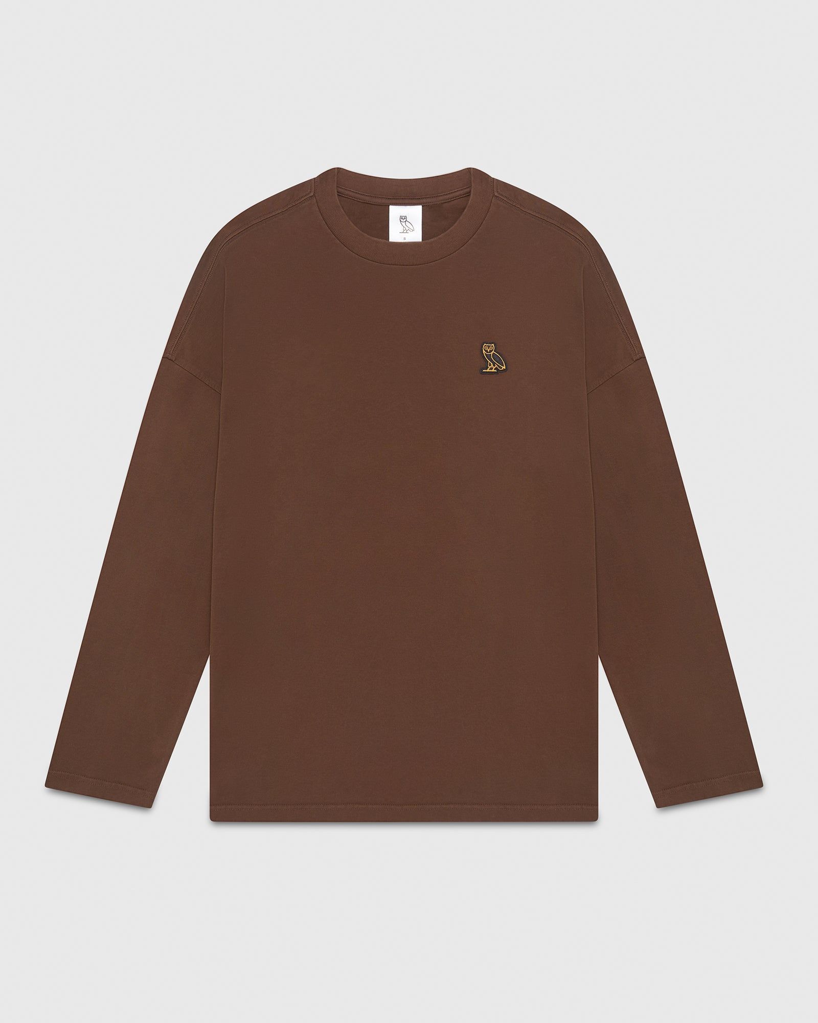 WOMENS LONGSLEEVE T-SHIRT - BROWN sold by OVO