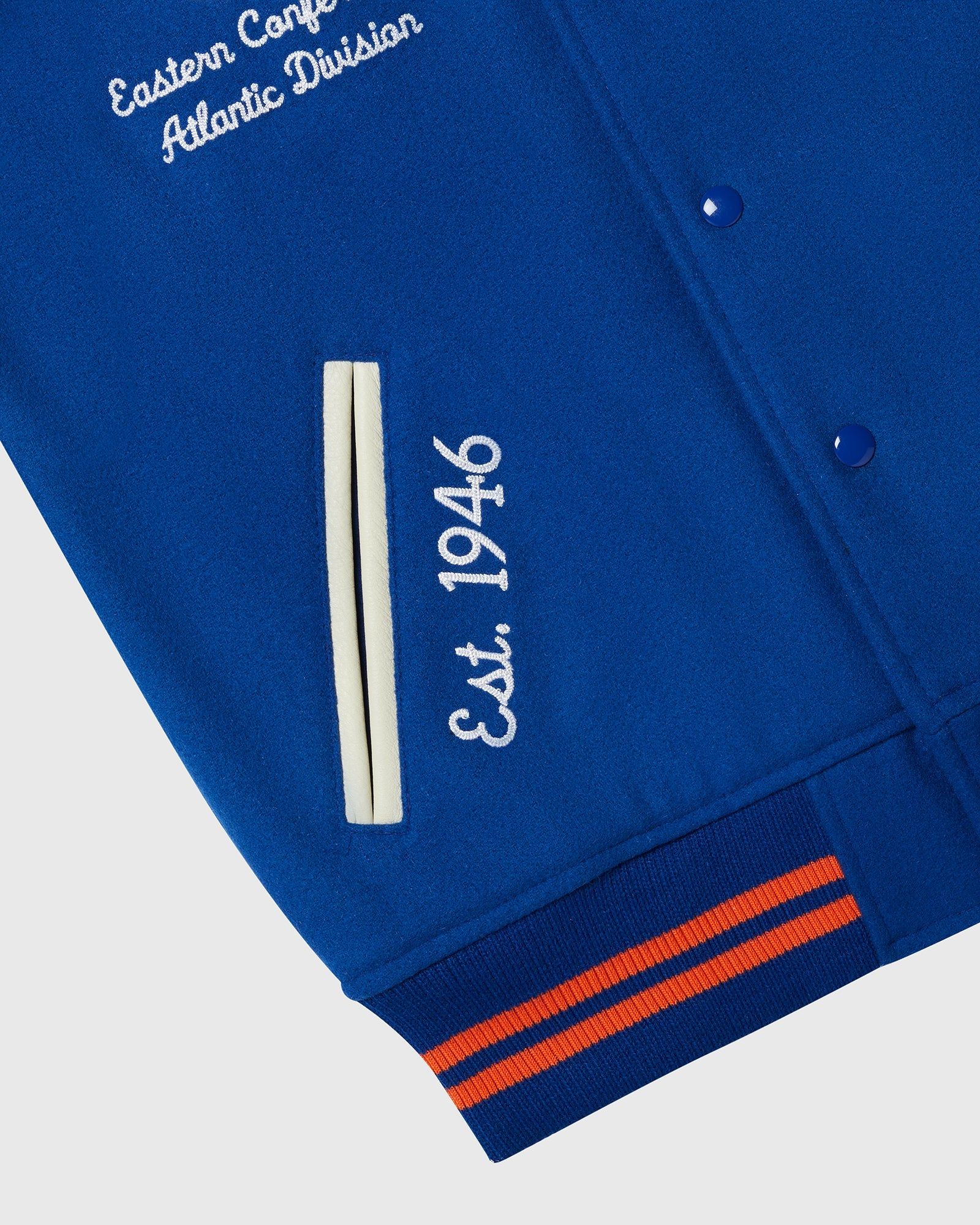 NBA NEW YORK KNICKS VARSITY JACKET - BLUE sold by OVO product image thumbnail 7