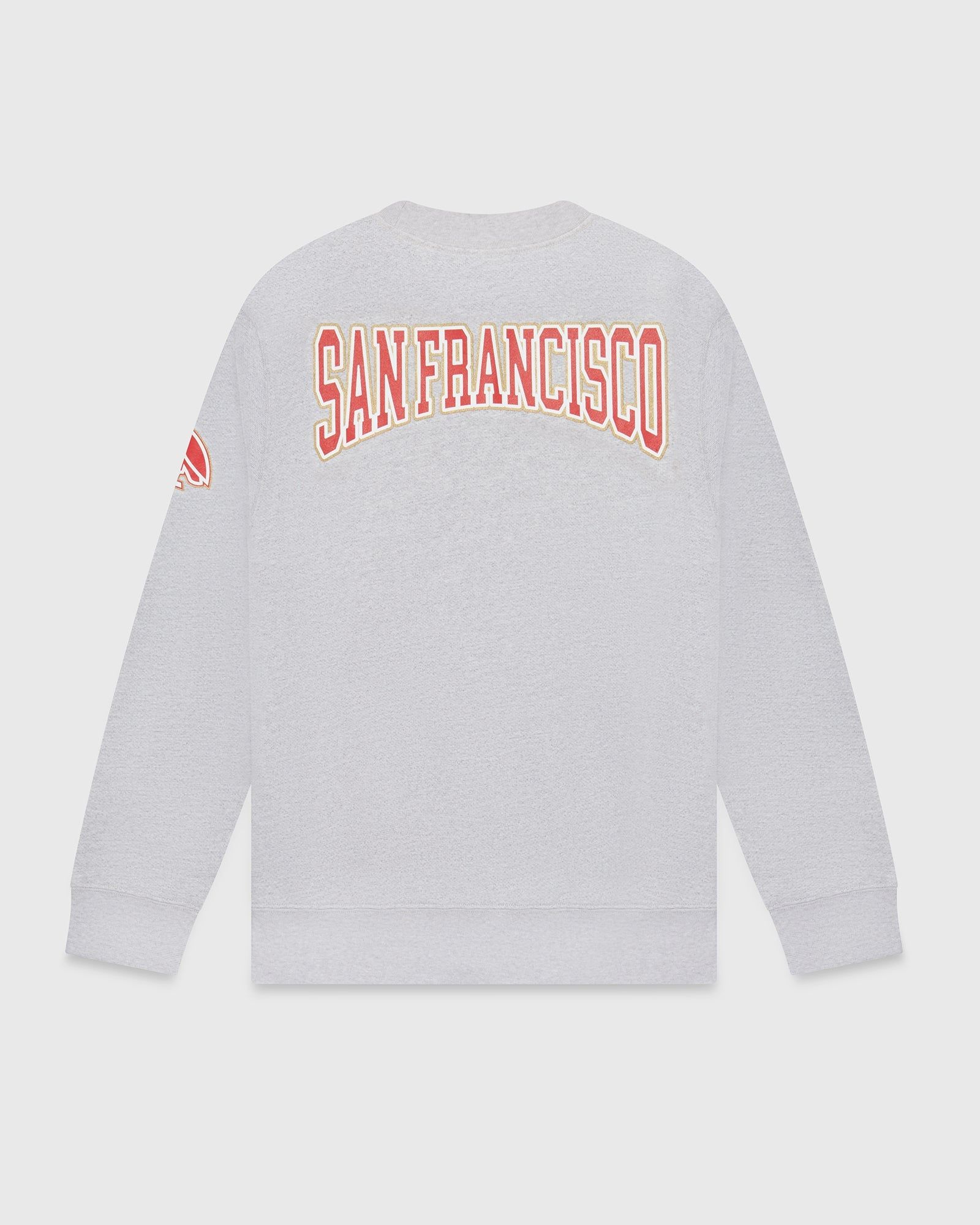 NFL SAN FRANCISCO 49ERS CREWNECK - HEATHER GREY sold by OVO product image thumbnail 2