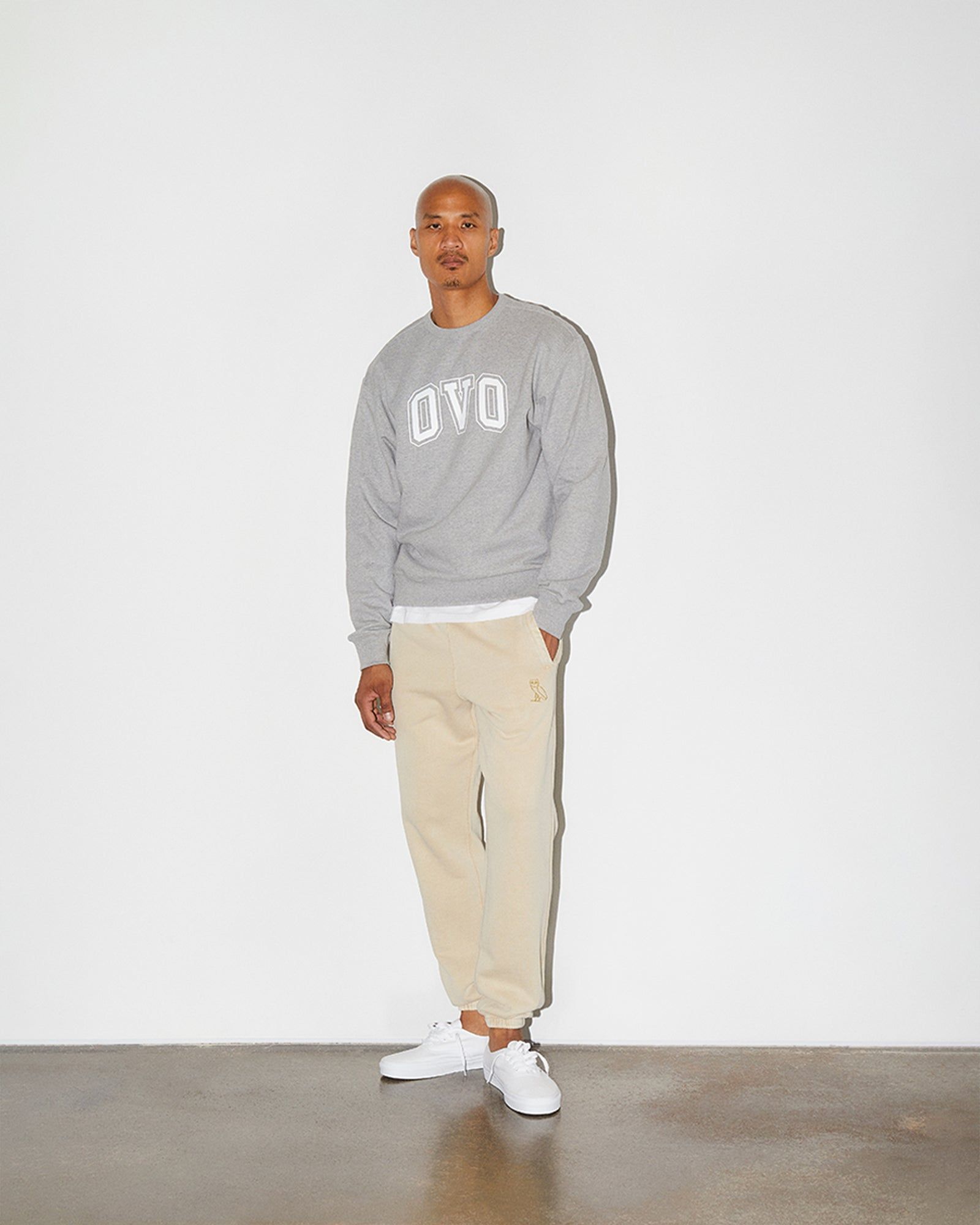 ARCH CREWNECK - HEATHER GREY sold by OVO product image thumbnail 2