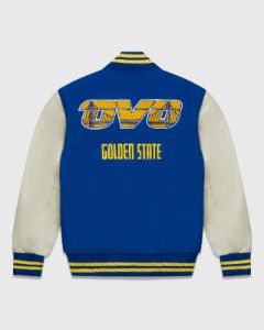 NBA GOLDEN STATE WARRIORS VARSITY JACKET - BLUE sold by OVO