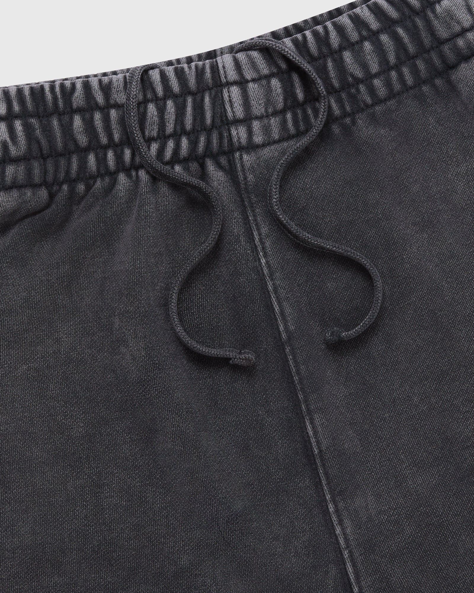 Muskoka Garment Dyed Open Hem Sweatpant - Black sold by OVO product image thumbnail 4