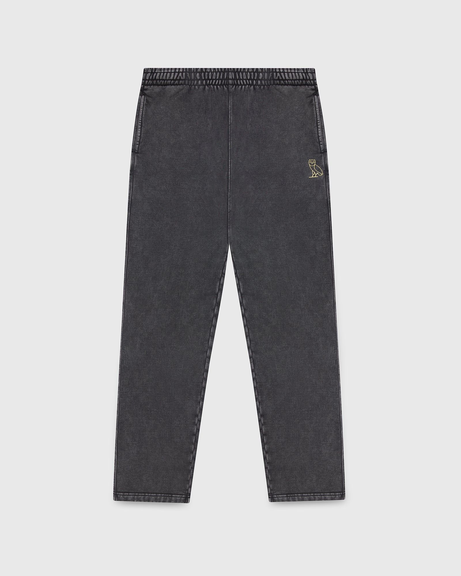 Muskoka Garment Dyed Open Hem Sweatpant - Black sold by OVO