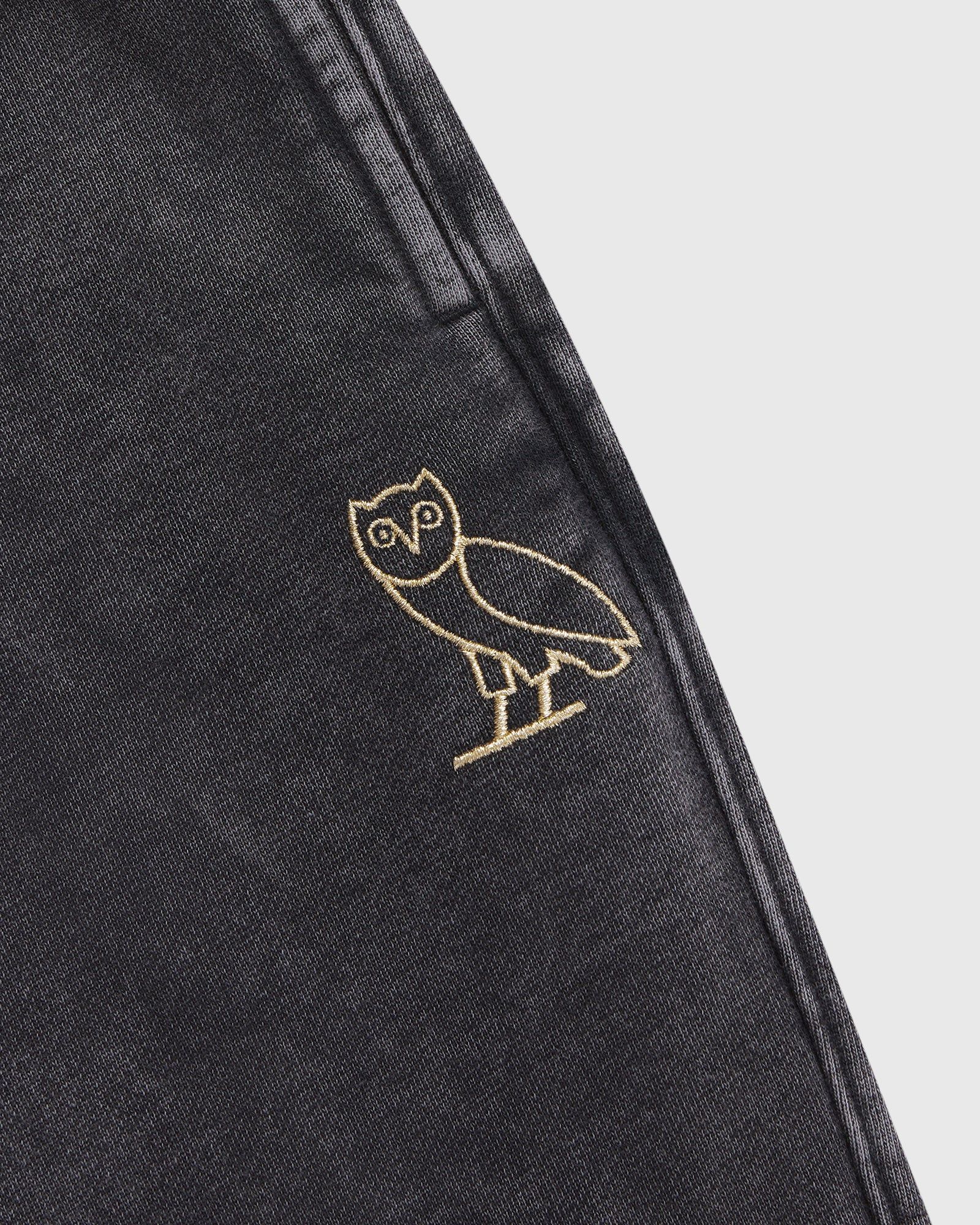Muskoka Garment Dyed Open Hem Sweatpant - Black sold by OVO product image thumbnail 5