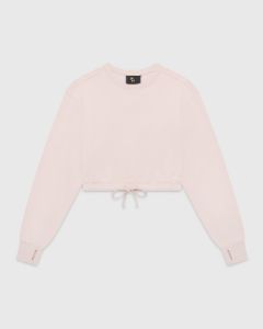 Cropped Crewneck Sweatshirt - Rose Smoke sold by OVO