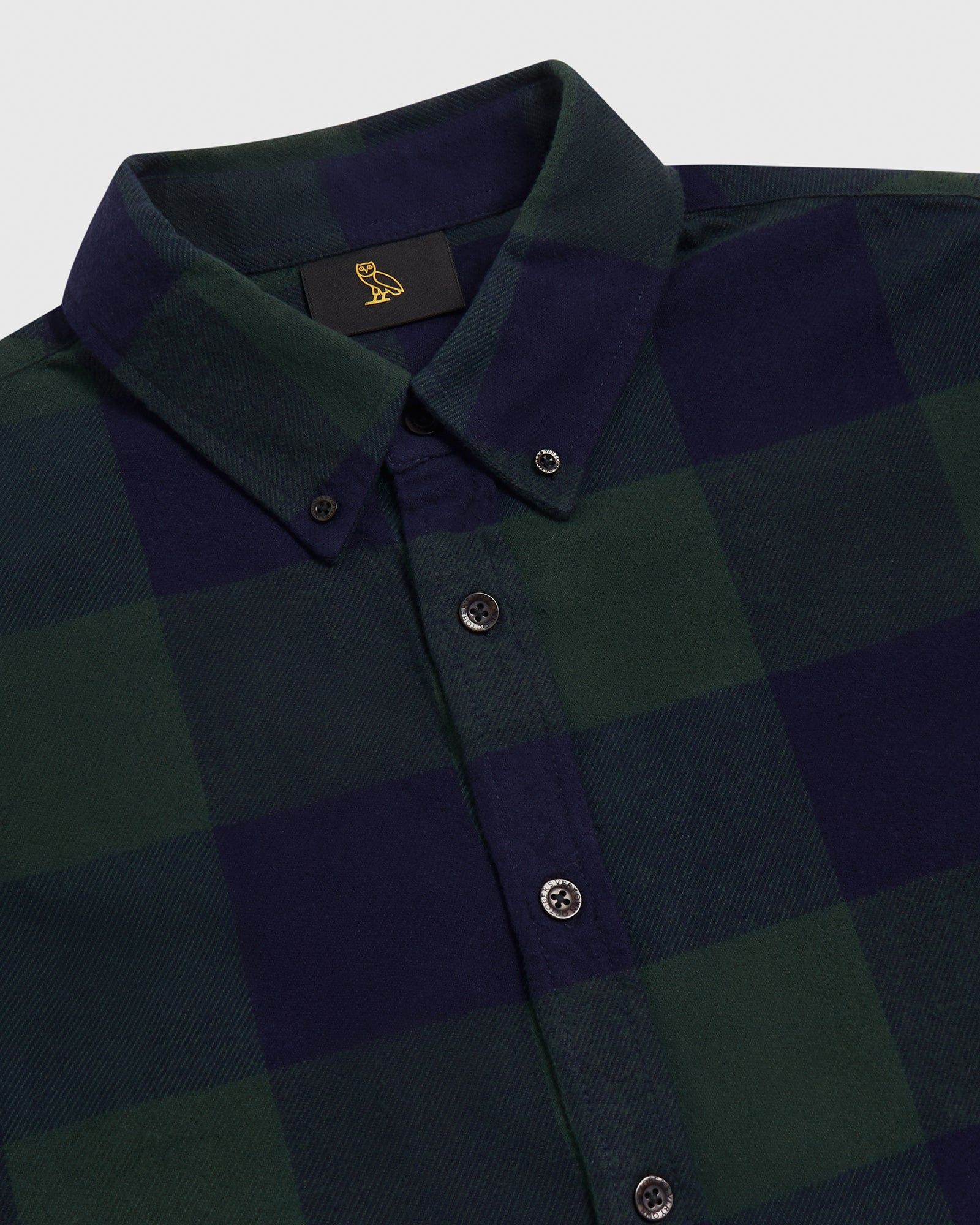 Buffalo Plaid Flannel Shirt - Green sold by OVO product image thumbnail 4