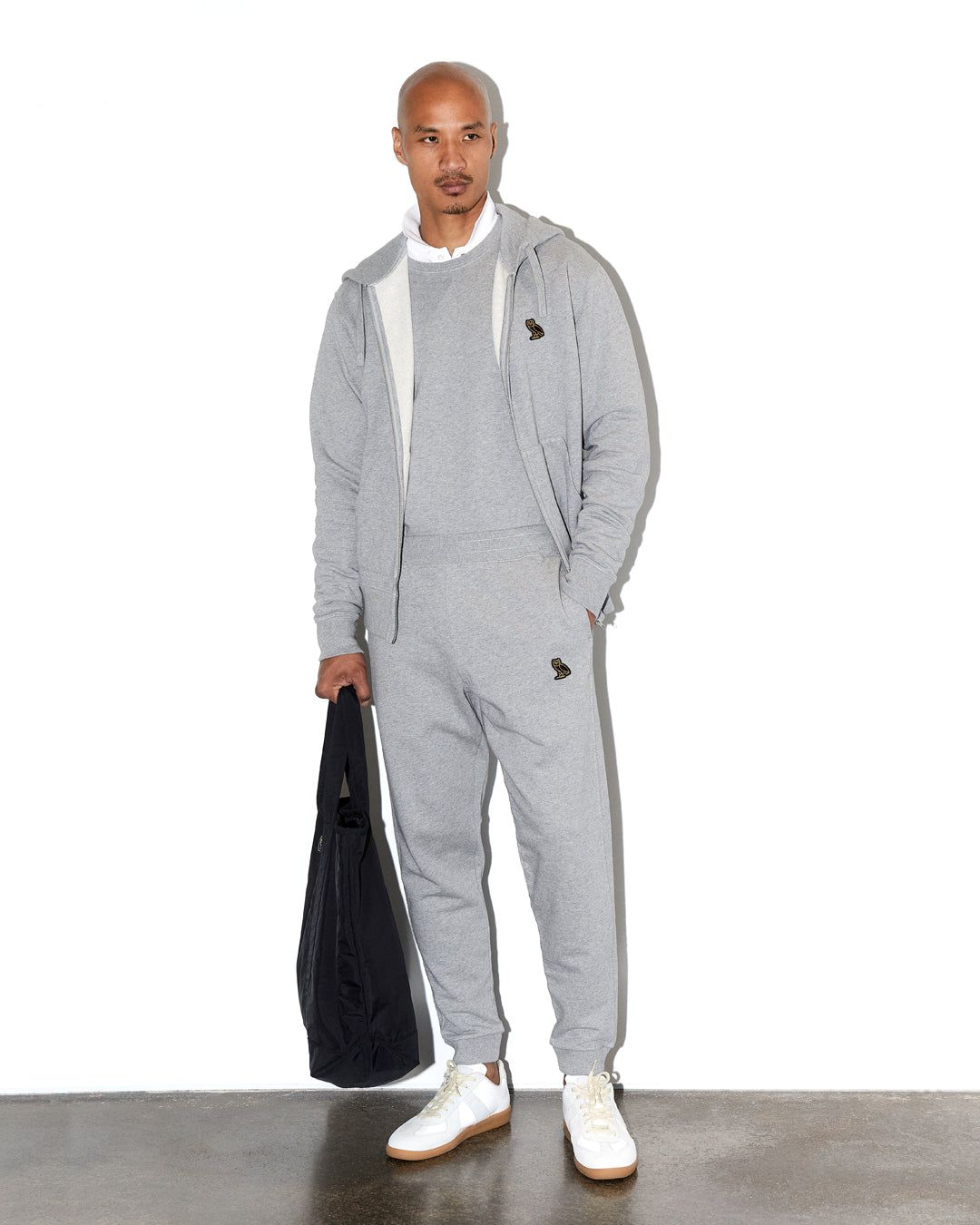 Classic Slim Fit Sweatpant - Heather Grey sold by OVO product image thumbnail 2