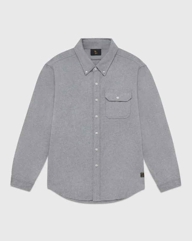 Flannel Shirt - Heather Grey sold by OVO