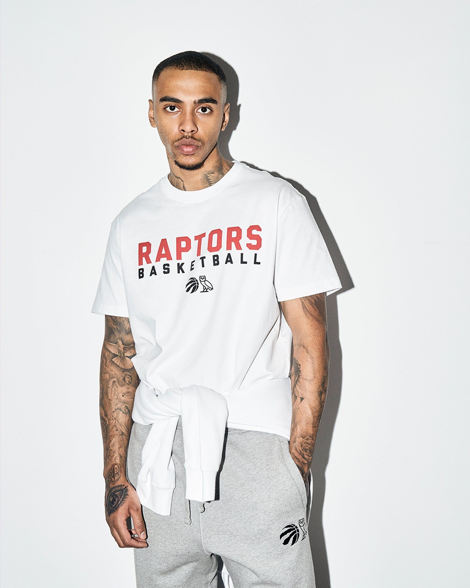 RAPTORS BASKETBALL T-SHIRT - WHITE sold by OVO product image thumbnail 2