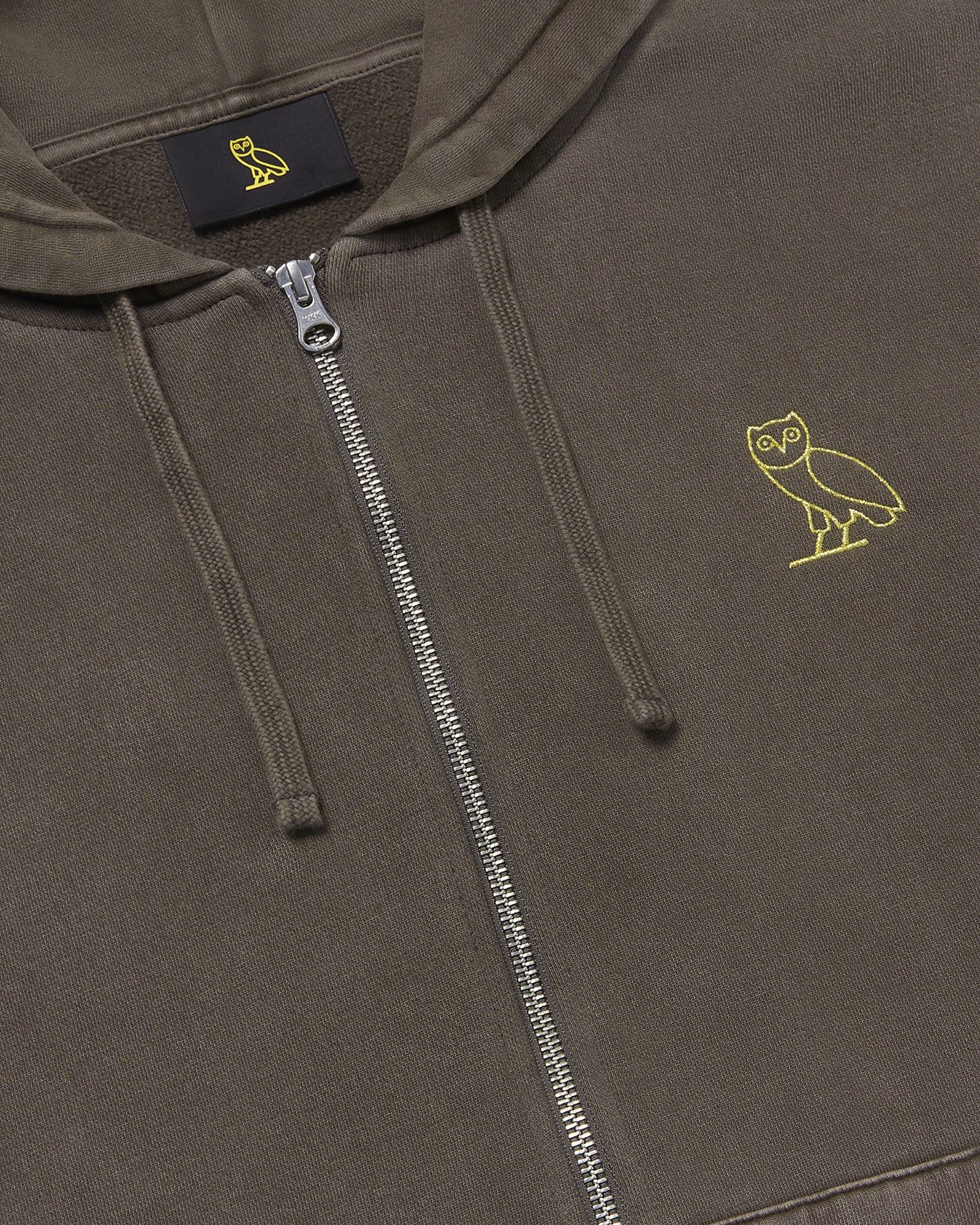 Muskoka Garment Dyed Full-Zip Hoodie - Brown sold by OVO product image thumbnail 3