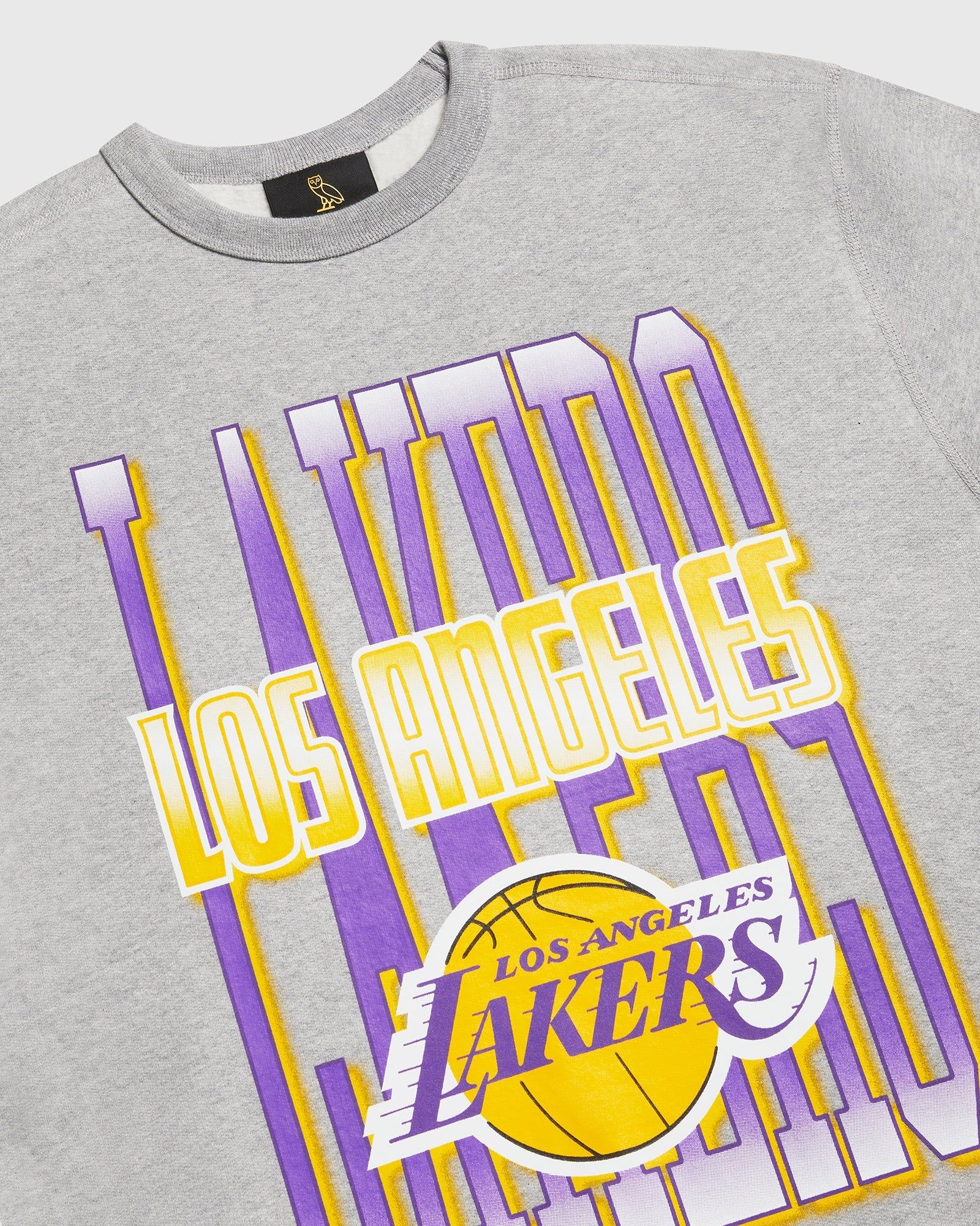NBA LA LAKERS CREWNECK - GREY sold by OVO product image thumbnail 3