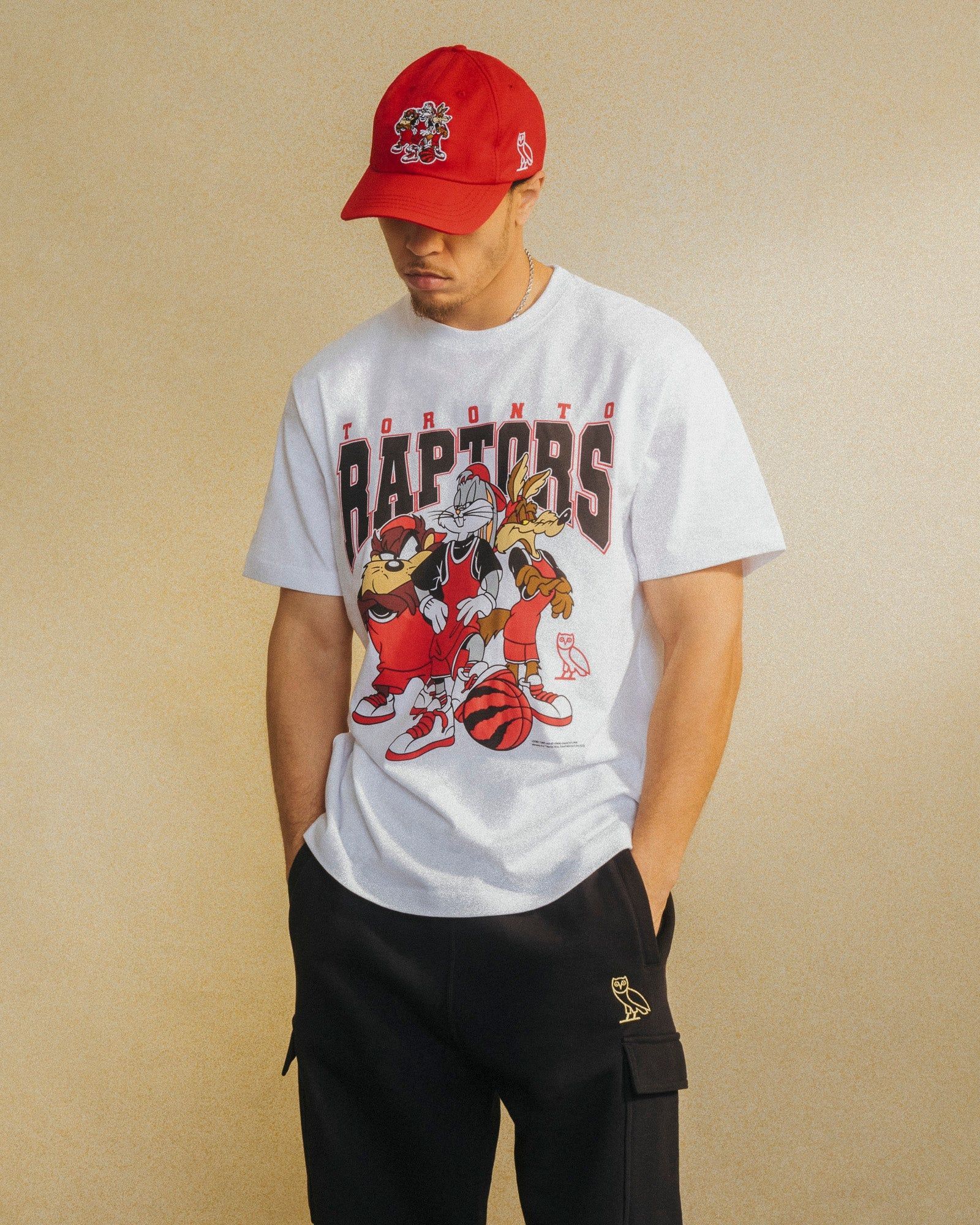 Looney Tunes™ X Raptors 3-On-3 T-Shirt - White sold by OVO product image thumbnail 2