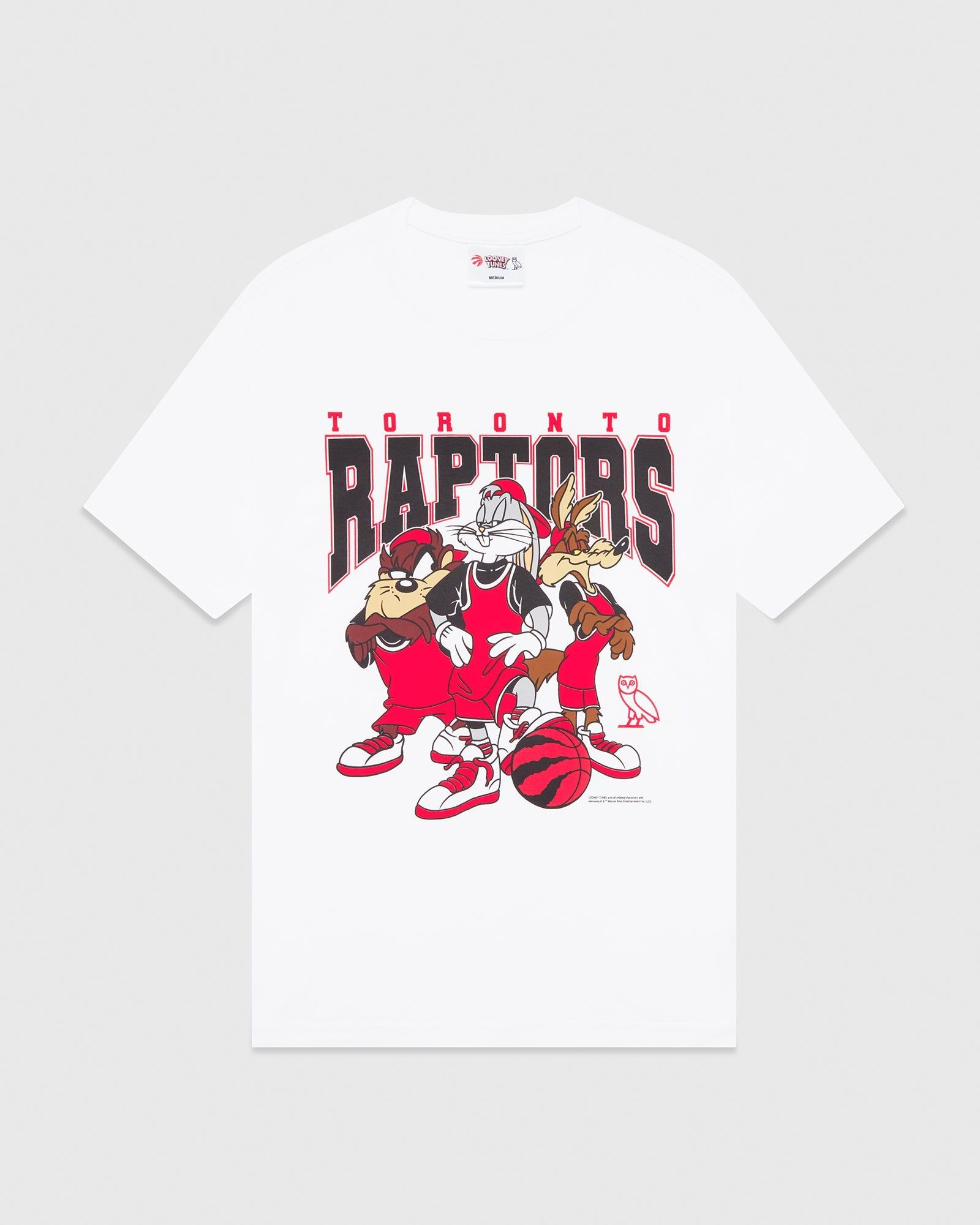 Looney Tunes™ X Raptors 3-On-3 T-Shirt - White sold by OVO