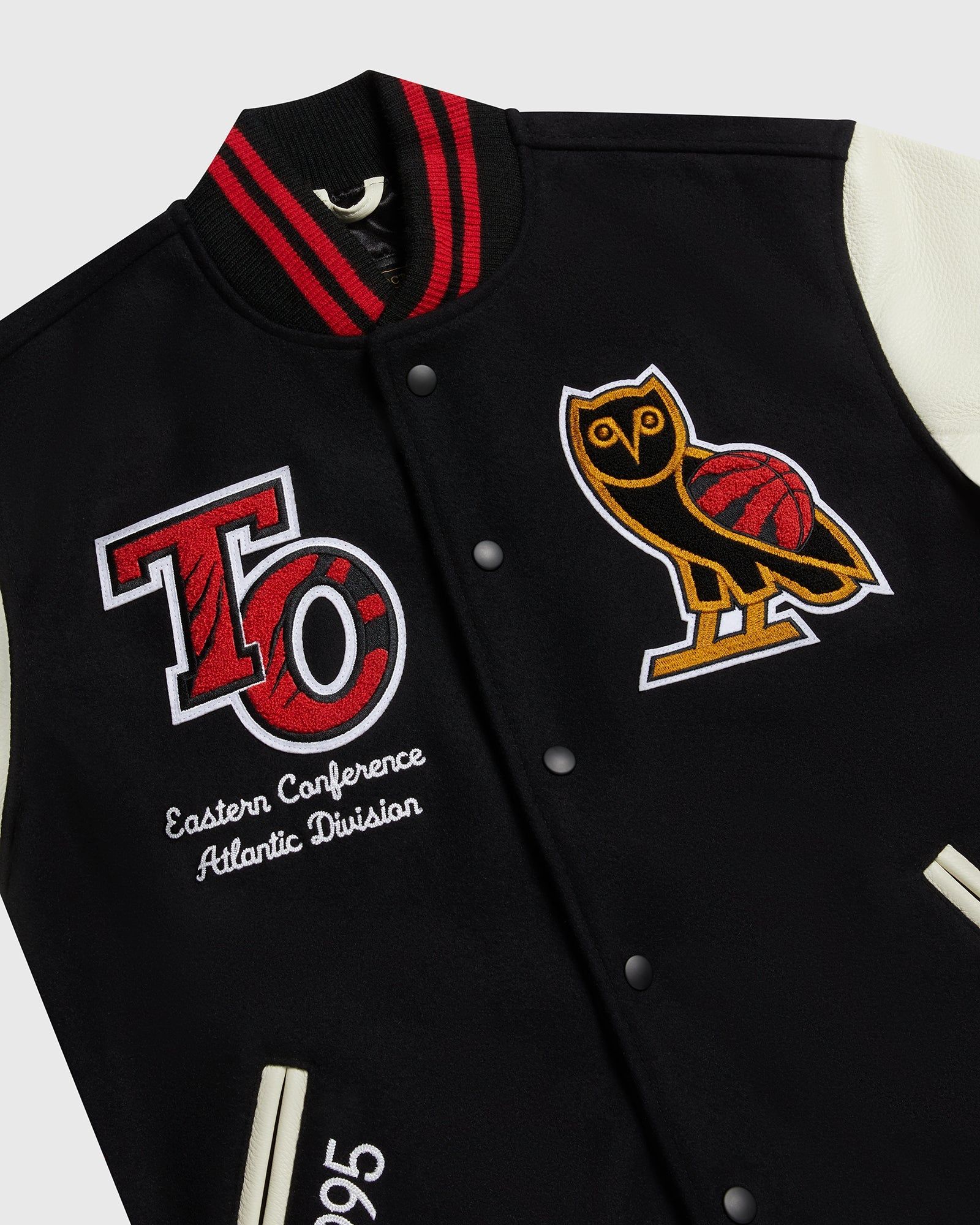 NBA Toronto Raptors Varsity Jacket - Black sold by OVO product image thumbnail 3
