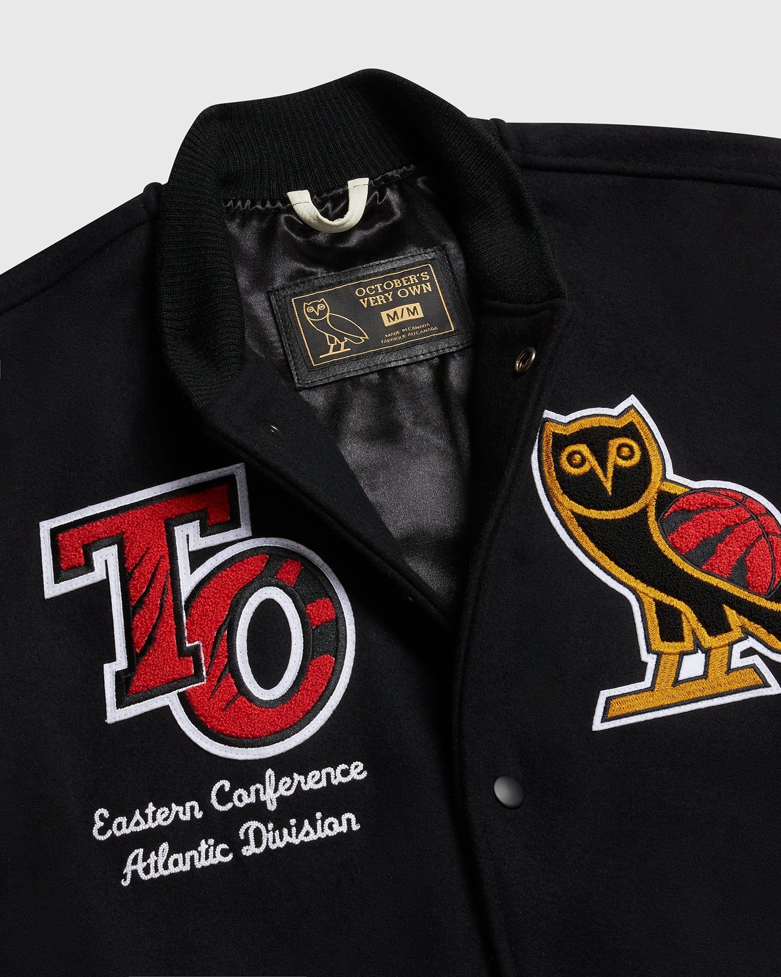 NBA Toronto Raptors Varsity Jacket - Black sold by OVO product image thumbnail 4