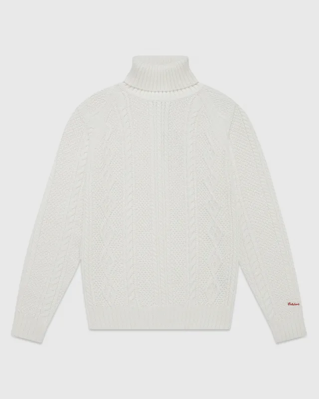 Cable Knit Turtleneck Sweater sold by OVO