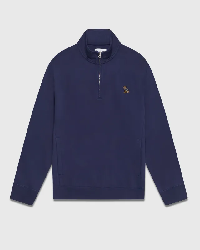 Classic Quarter-Zip Mockneck Sweatshirt sold by OVO