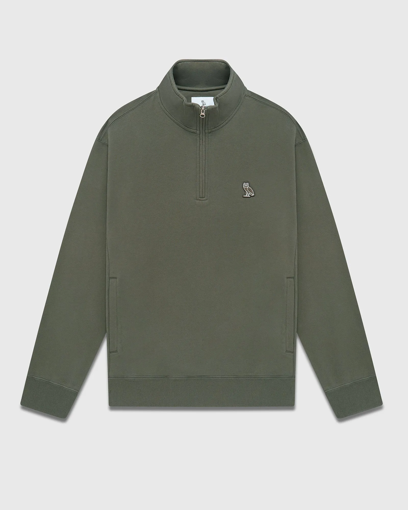 Classic Quarter Zip Mockneck Sweatshirt sold by OVO