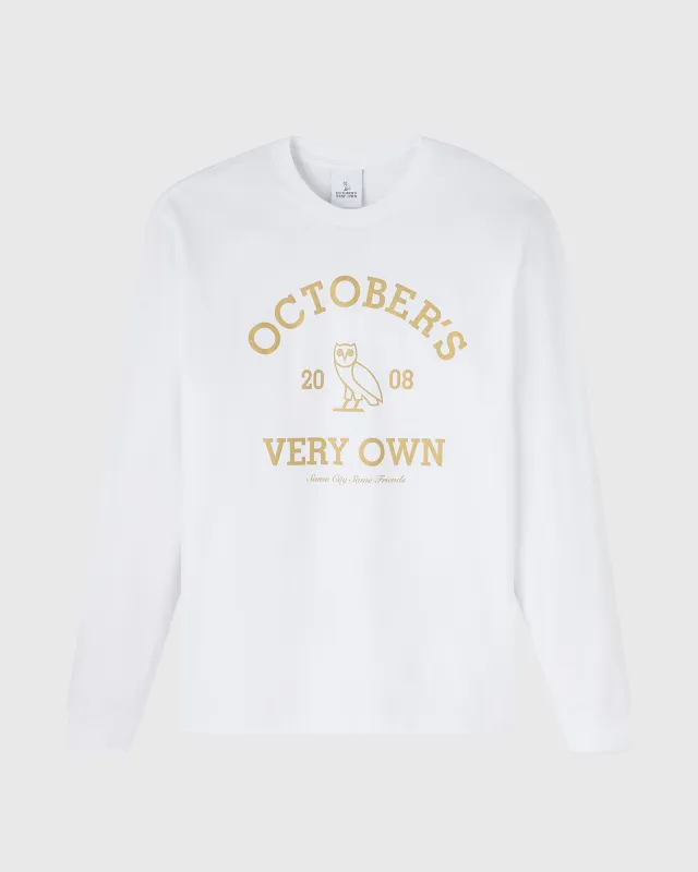 Collegiate Long-Sleeve T-Shirt sold by OVO