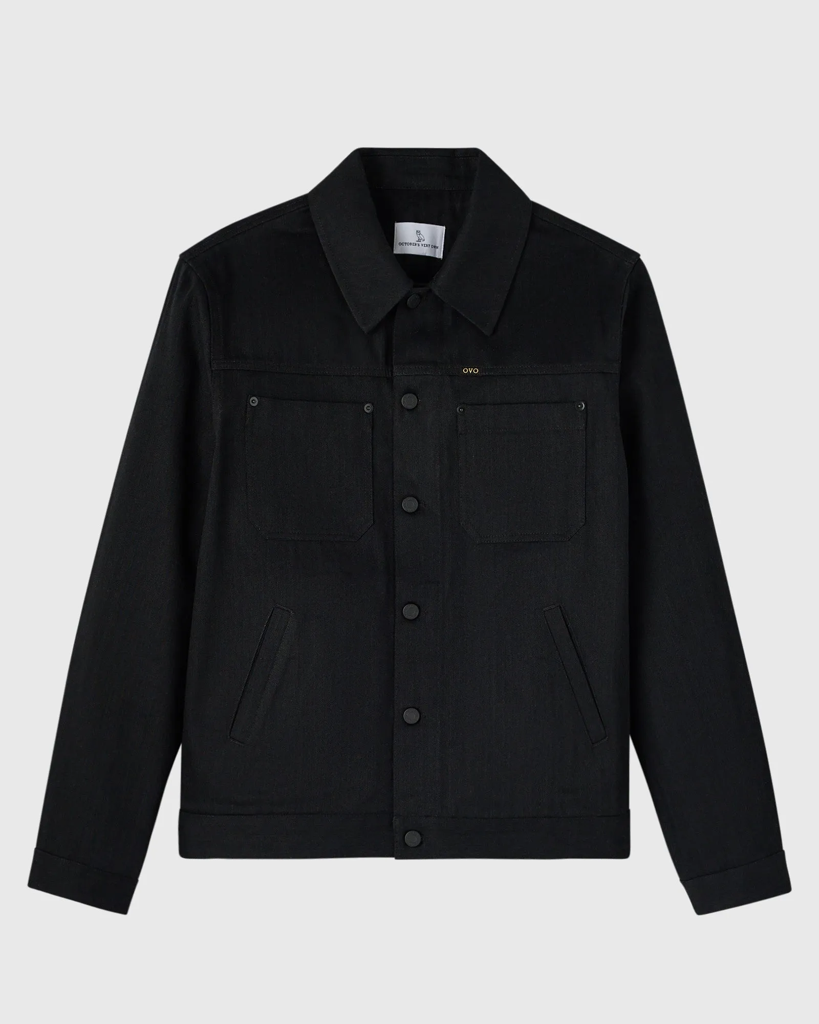 Construction Wordmark Denim Chore Jacket sold by OVO