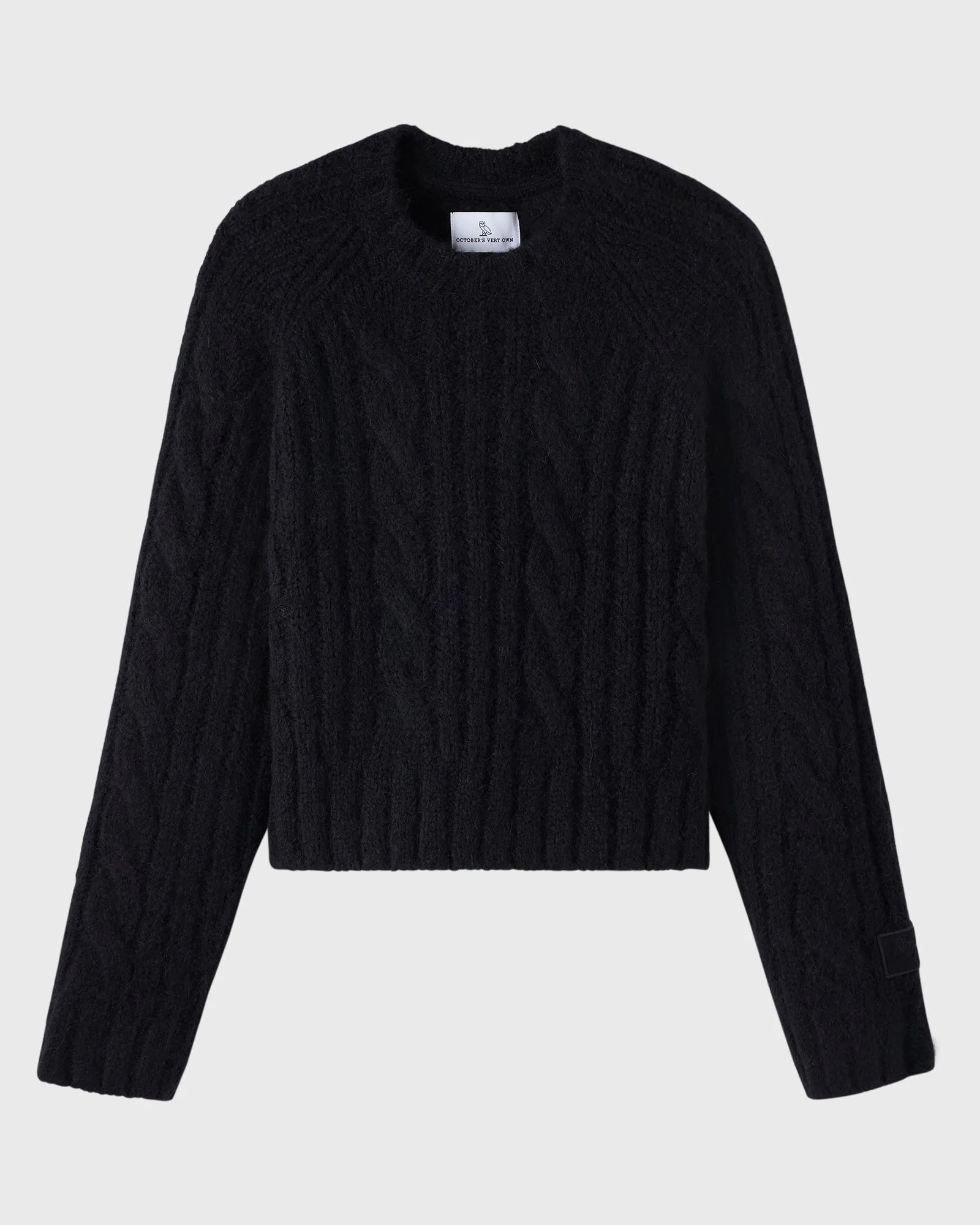 Cropped Cableknit Sweater sold by OVO