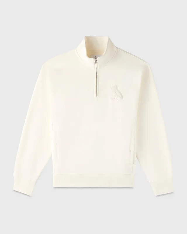 Mini OG Quarter-Zip Mockneck sold by OVO