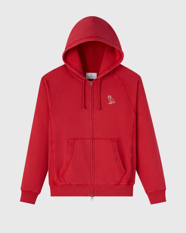 Muskoka Raglan Full-Zip Hoodie sold by OVO
