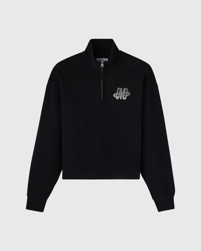 Orbit Quarter-Zip Mockneck Sweatshirt sold by OVO