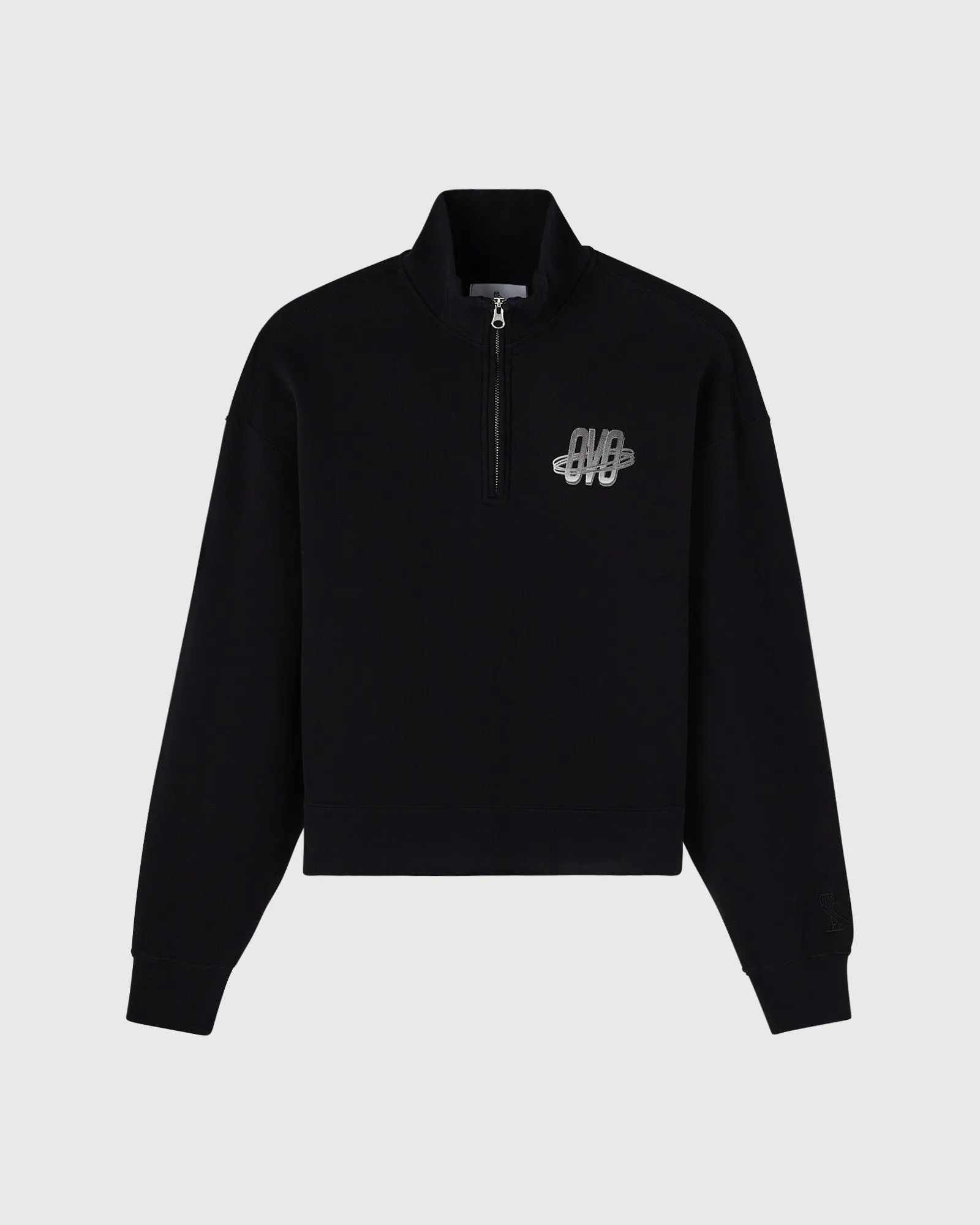 Orbit Quarter-Zip Mockneck Sweatshirt sold by OVO