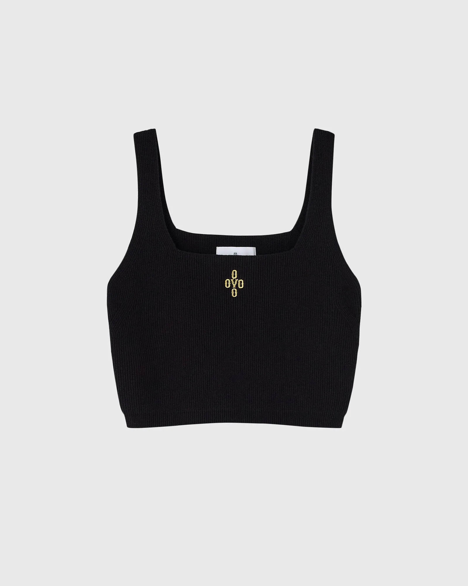 Pom Pom Cropped Sweater Tank sold by OVO