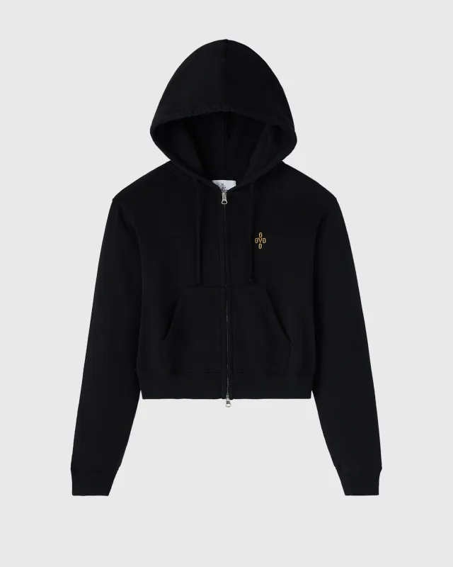 Pom Pom Full-Zip Hoodie sold by OVO