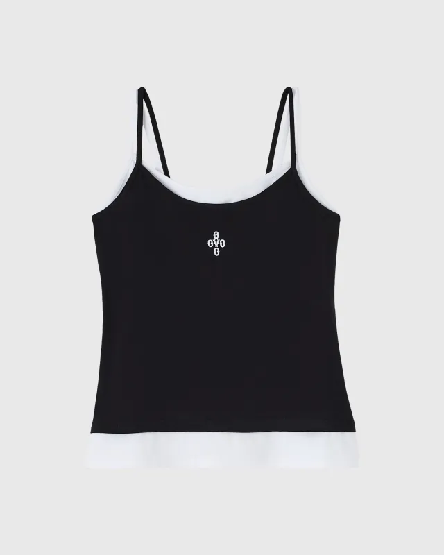 Pom Pom Double Layer Tank Top made by OVO